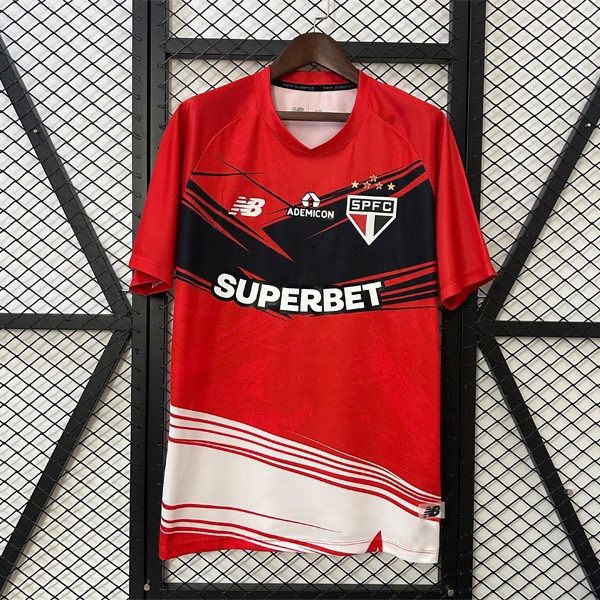Tailandia Camiseta Sao Paulo Pre-Match 2025-26 Rojo